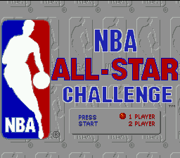 Заставка игры NBA All-Star Challenge